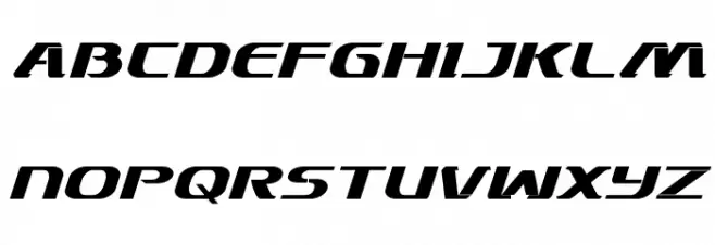 Sky Marshal Bold Italic Fuentes MAYÚSCULAS