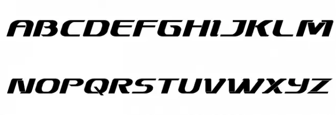 Sky Marshal Bold Italic Fuentes MINÚSCULAS