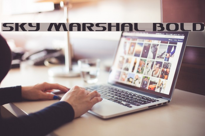 Sky Marshal Bold Font examples