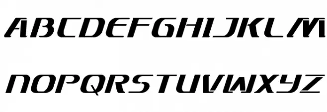 Sky Marshal Condensed Italic Polices MAJUSCULES