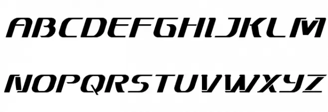 Sky Marshal Condensed Italic फ़ॉन्ट लोअरकेस