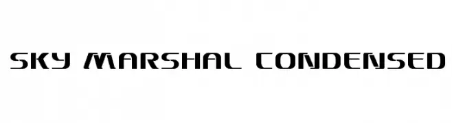 Sky Marshal Condensed  font caratteri gratis