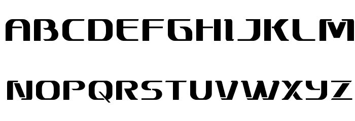 Sky Marshal Condensed Font LOWERCASE