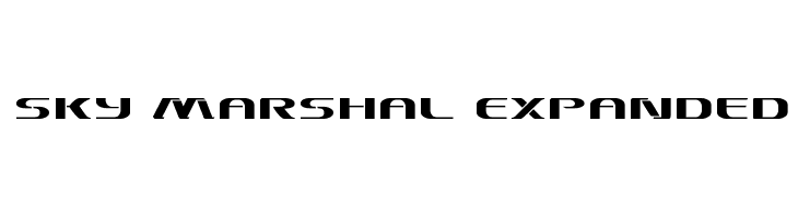 Sky Marshal Expanded  baixar fontes gratis