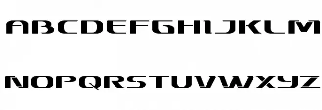 Sky Marshal Expanded Font LOWERCASE
