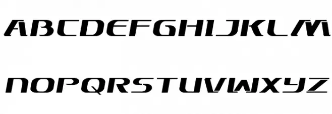 Sky Marshal Semi-Italic 字体 大写