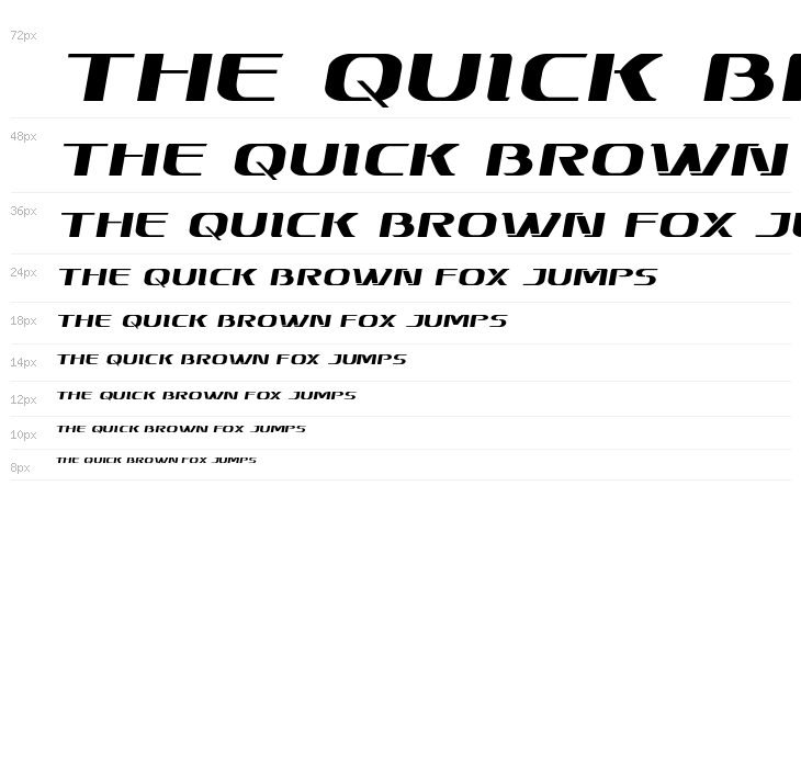 Sky Marshal Semi-Italic Waterfall