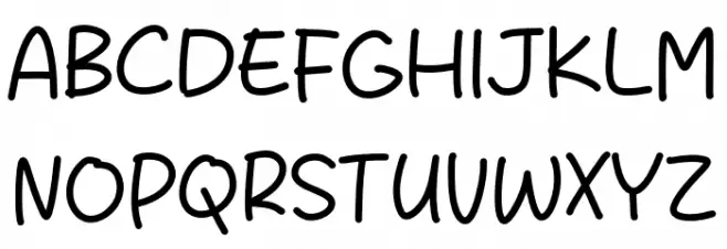 Sky Moon Font UPPERCASE
