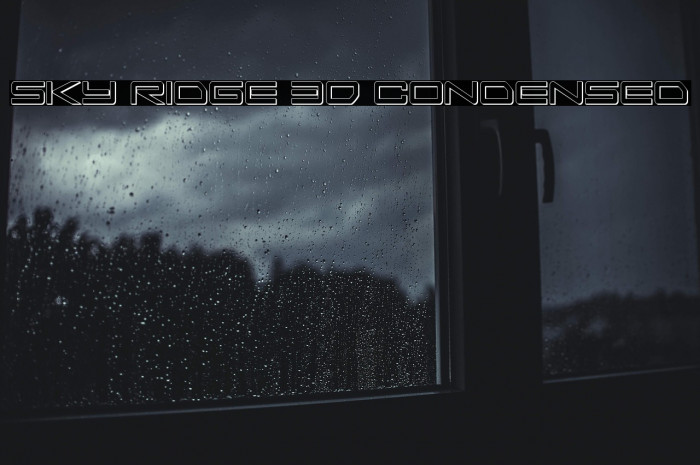 Sky Ridge 3D Condensed Example 3