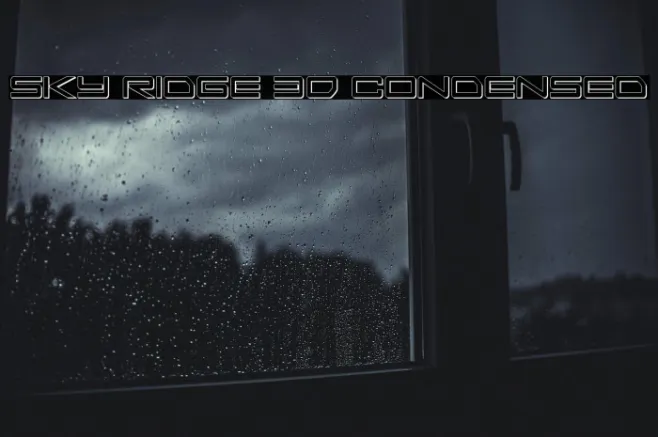 Sky Ridge 3D Condensed Example 3