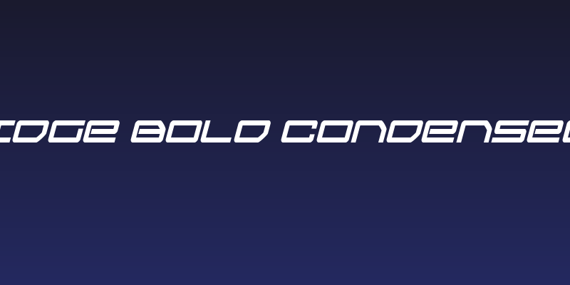 Sky Ridge Bold Condensed Ital Social Header