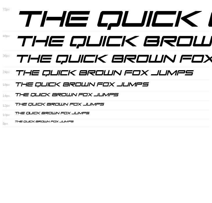 Sky Ridge Bold Condensed Ital Waterfall