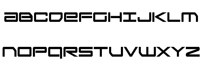 Sky Ridge Bold Condensed フォント 大文字