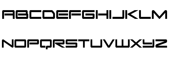 Sky Ridge Bold Condensed Font LOWERCASE