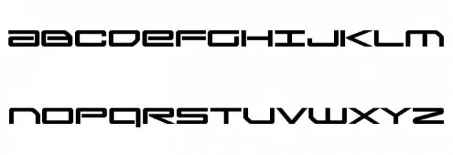 Sky Ridge Bold Expanded Font UPPERCASE