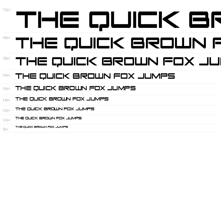 Sky Ridge Bold Extra-Condensed Waterfall