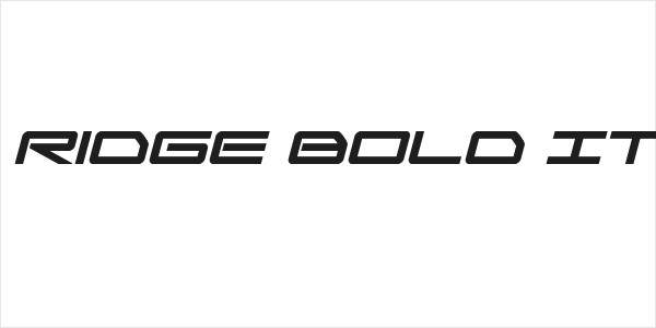 Sky Ridge Bold Italic Logo