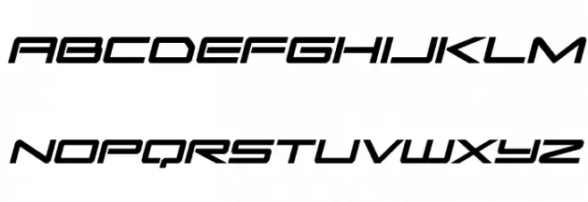 Sky Ridge Bold Italic Caratteri MINUSCOLO