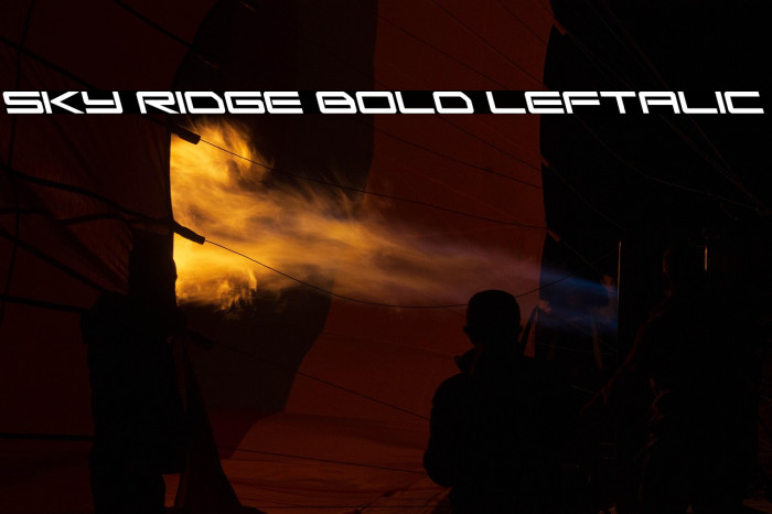 Sky Ridge Bold Leftalic Example 3