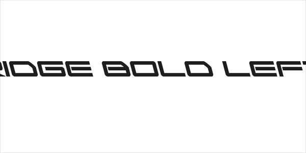 Sky Ridge Bold Leftalic Logo