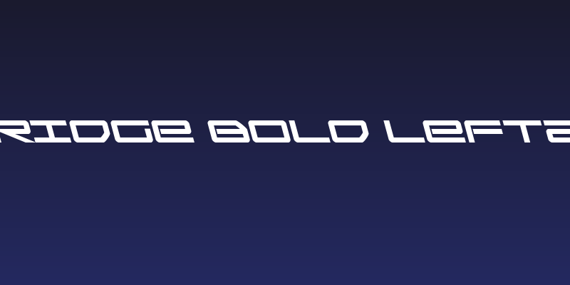 Sky Ridge Bold Leftalic Social Header