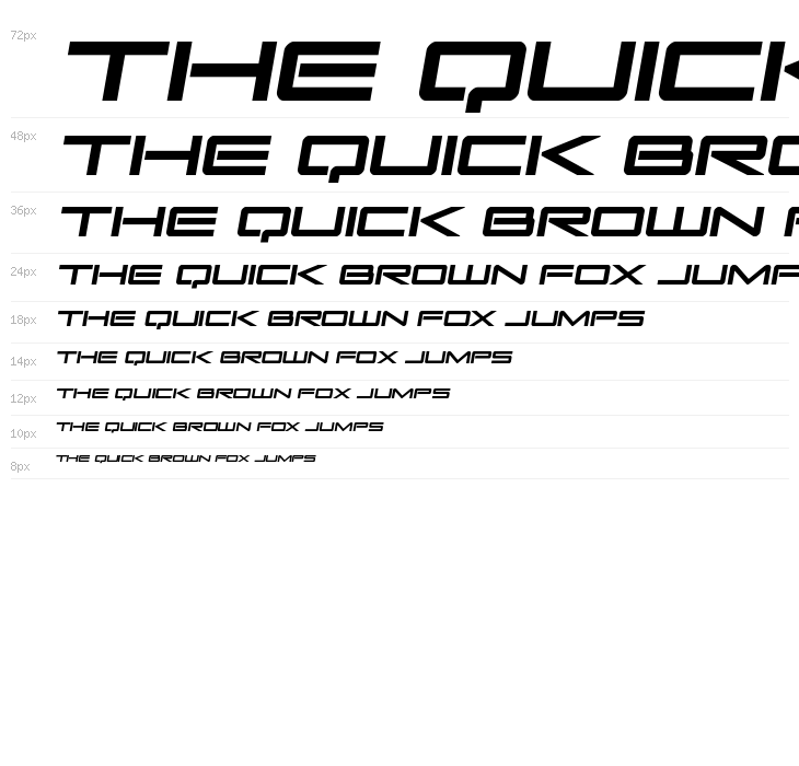 Sky Ridge Bold Semi-Italic Waterfall