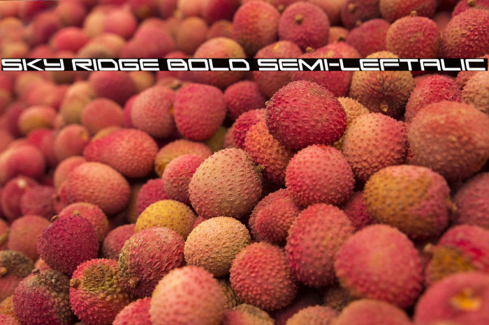 Sky Ridge Bold Semi-Leftalic Example 1