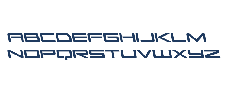 Sky Ridge Bold Semi-Leftalic Lowercase