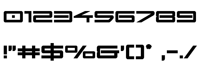 Sky Ridge Bold Font OTHER CHARS