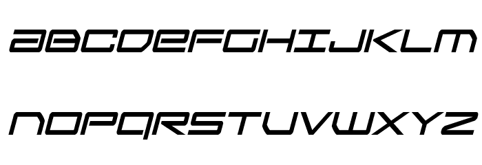 Sky Ridge Condensed Italic Fuentes MAYÚSCULAS