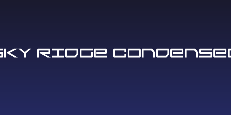 Sky Ridge Condensed Social Header