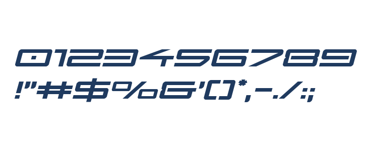 Sky Ridge Expanded Italic Other Characters