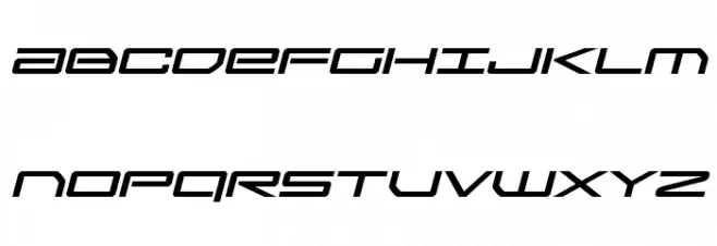 Sky Ridge Expanded Italic Шрифта ВЕРХНИЙ