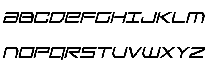 Sky Ridge Extra-Condensed Ital Polices MAJUSCULES