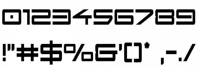 Sky Ridge Extra-Condensed Font OTHER CHARS