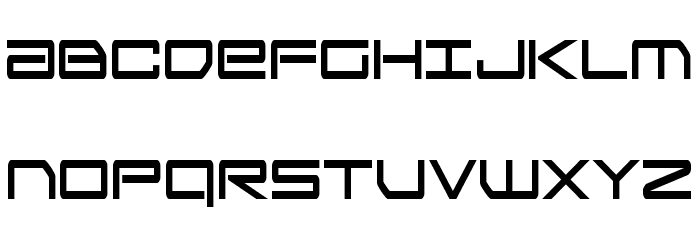 Sky Ridge Extra-Condensed フォント 大文字