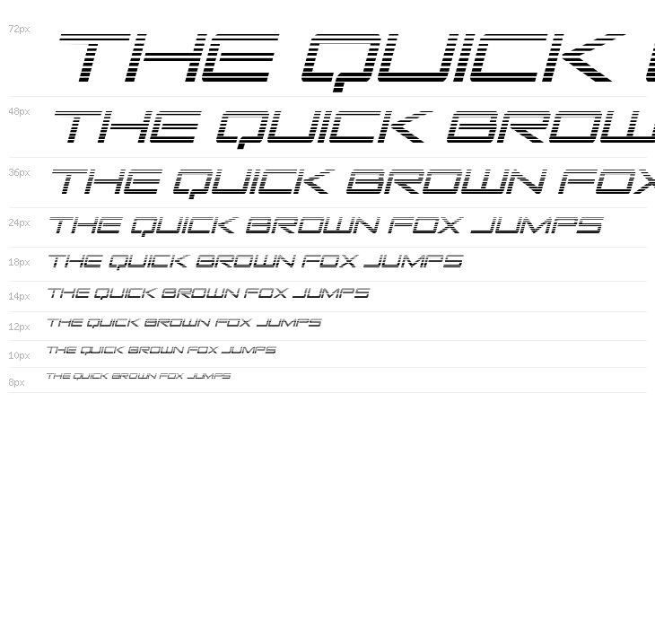 Sky Ridge Gradient Cond Italic Waterfall