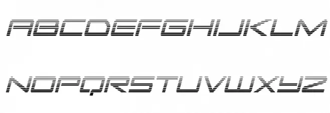 Sky Ridge Gradient Cond Italic Caratteri MINUSCOLO