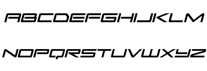 Sky Ridge Italic Font LOWERCASE