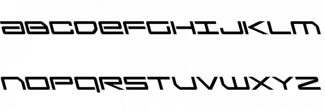 Sky Ridge Leftalic Schriftart Groß