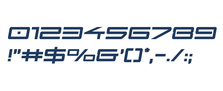 Sky Ridge Semi-Italic Other Characters