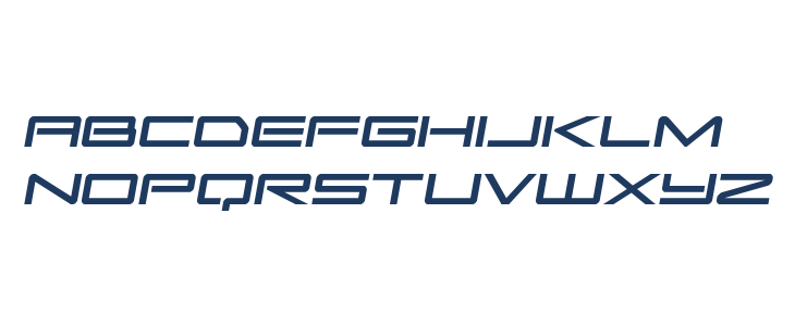 Sky Ridge Semi-Italic Lowercase