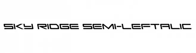 Sky Ridge Semi-Leftalic  لخطوط تنزيل