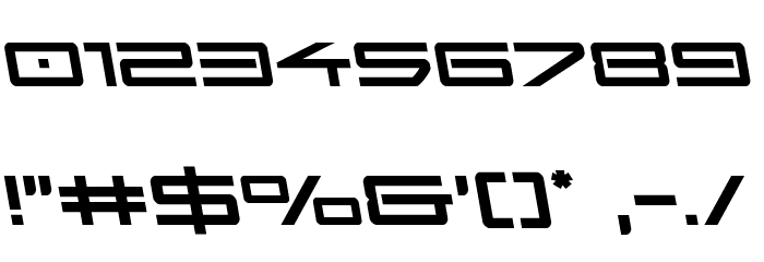 Sky Ridge Semi-Leftalic Font OTHER CHARS