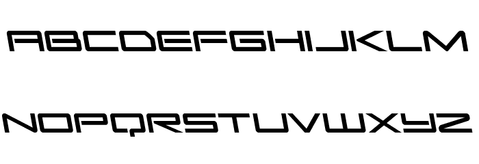 Sky Ridge Semi-Leftalic Font LOWERCASE