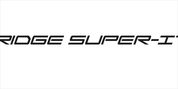 Sky Ridge Super-Italic Logo