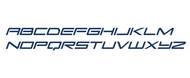 Sky Ridge Super-Italic Lowercase