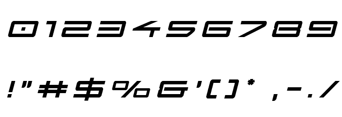 Sky Ridge Title Italic Font OTHER CHARS