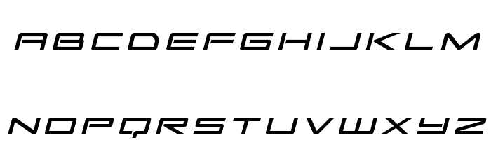 Sky Ridge Title Italic Font LOWERCASE