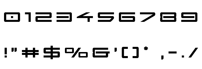Sky Ridge Title Font OTHER CHARS